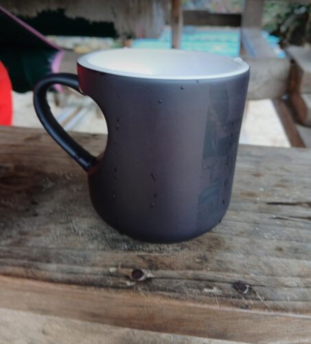 Magic Mug – Personalized Photo Printed Magic Coffee Mug with Heart Shape Handle photo review